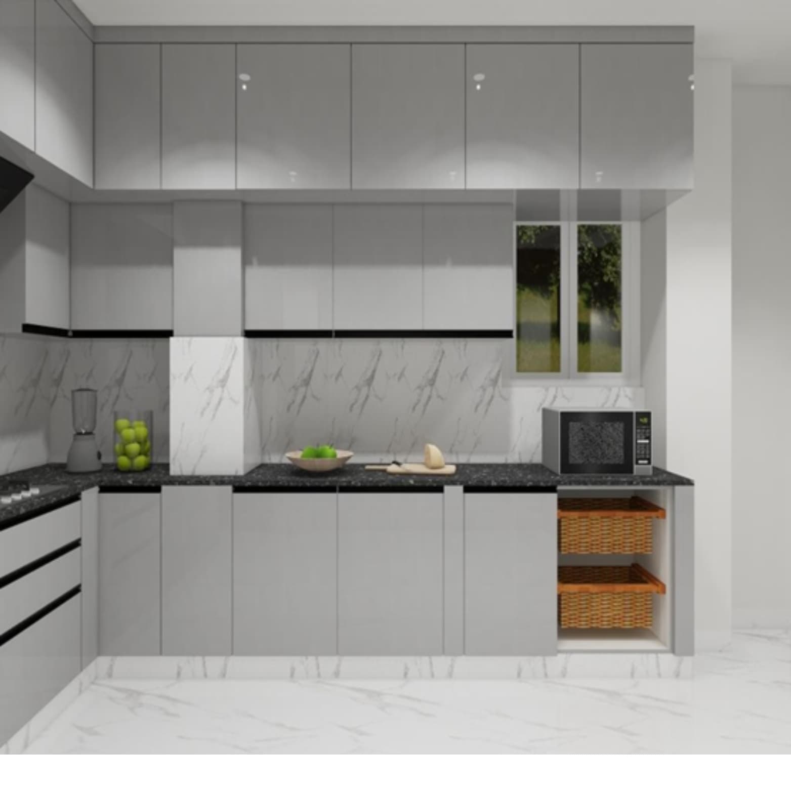 L Shape Kitchen